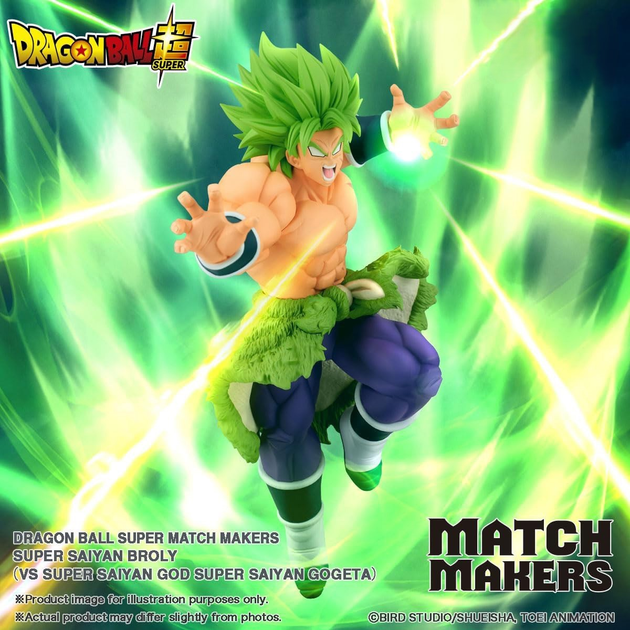 Фігурка Banpresto Dragon Ball Super Broly vs SSGSS Gogeta Match Makers Super Saiyan 19 см (4983164895582) - зображення 2