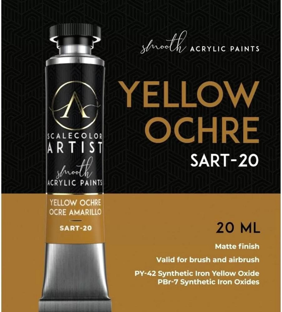 Фарба Scale75 Artist Range 20 мл Yellow Ochre (8423153062046) - зображення 3