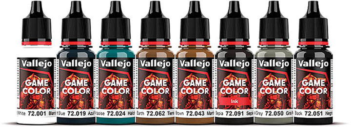 Набір акрилових фарб Vallejo Game Color 72.193 Non Metallic Metal 8 шт x 18 мл (8429551721936) - зображення 2