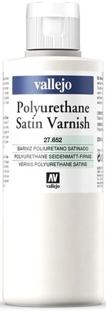 Лак Vallejo Satin Polyurethane Varnish 27.652 200 мл (8429551276528) - зображення 1