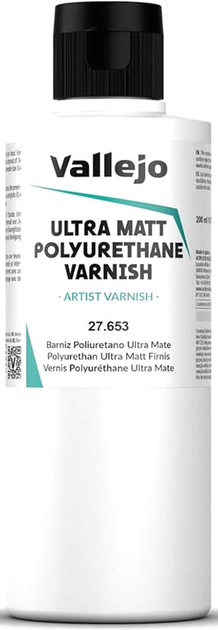 Лак Vallejo Ultra Matt Polyurethane Varnish 27.653 200 мл (8429551276535) - зображення 1