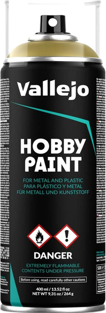 Праймер-спрей Vallejo Hobby Paint 28.001 400 мл Panzer Yellow (8429551280013) - зображення 1