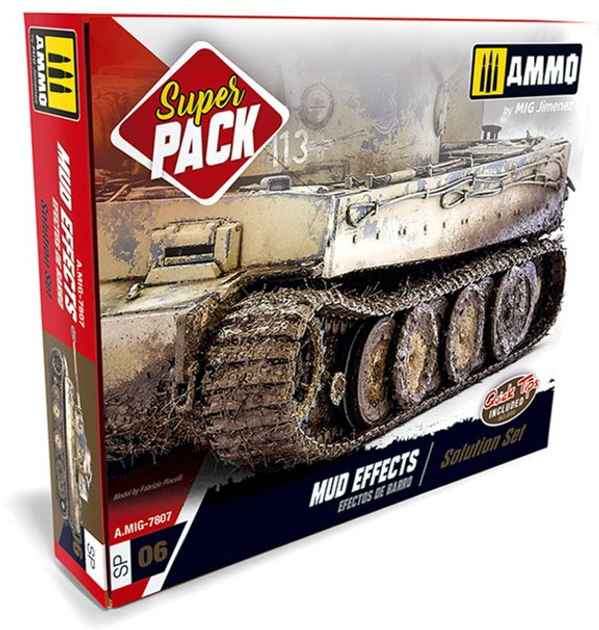 Zestaw Ammo Super Pack Mud Effects Solution Kit (8432074078074) - obraz 1