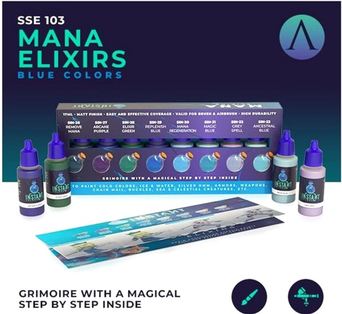 Набір фарб Scale75 Instant Mana Elixir Acrylic 8 шт (7427129409867) - зображення 3