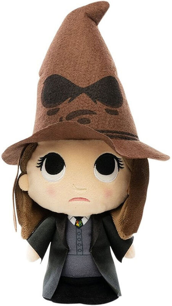 Фігурка Funko Harry Potter Hermione with Sorting Hat Plush 15 см (0889698395120) - зображення 1