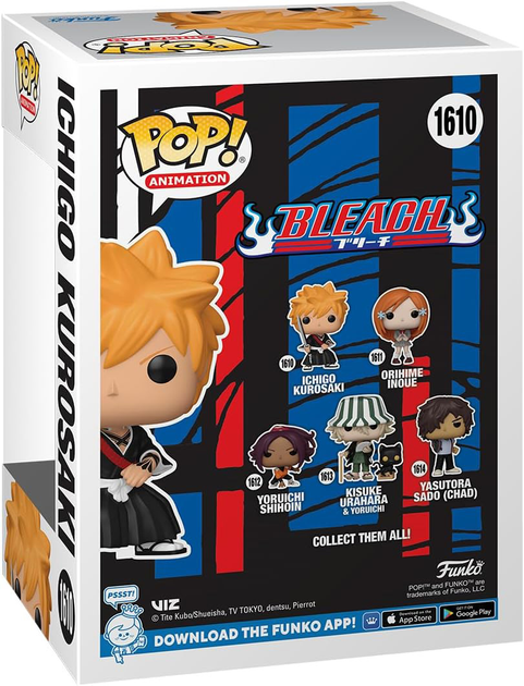 Figurka Funko POP Bleach Ichigo Kurosaki 9 cm (75508) - obraz 3