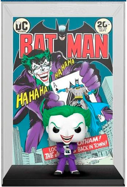 Фігурка Funko POP Comic Cover Batman The Joker Exclusive 9 см (0889698653497) - зображення 2