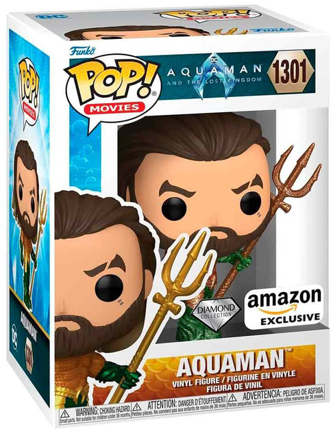 Фігурка Funko Pop DC Comics Aquaman and the Lost Kingdom Aquaman Exclusive 9 см (0889698681872) - зображення 1