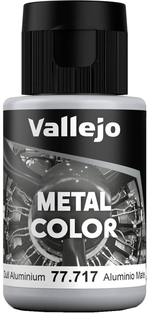 Фарба Vallejo Metal Color 77.717 32 мл Dull Aluminium (8429551777179) - зображення 1