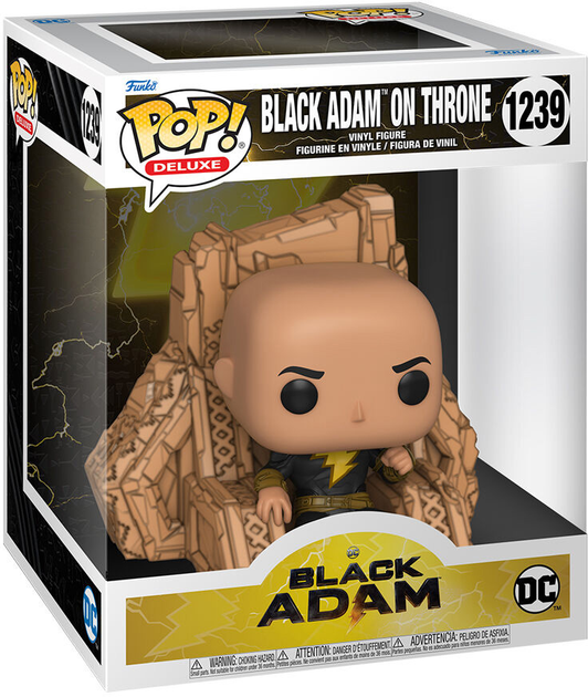 Фігурка Funko Pop DC Comics Black Adam Black Adam on Throne 9 см (0889698641876) - зображення 1