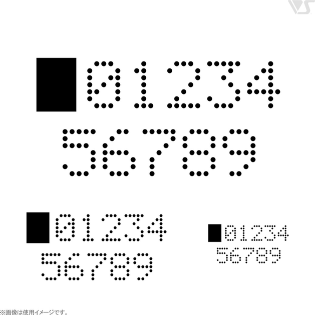 Szablon Vallejo ST-SF004 Stencils Digital Numbers (8429551986595) - obraz 3