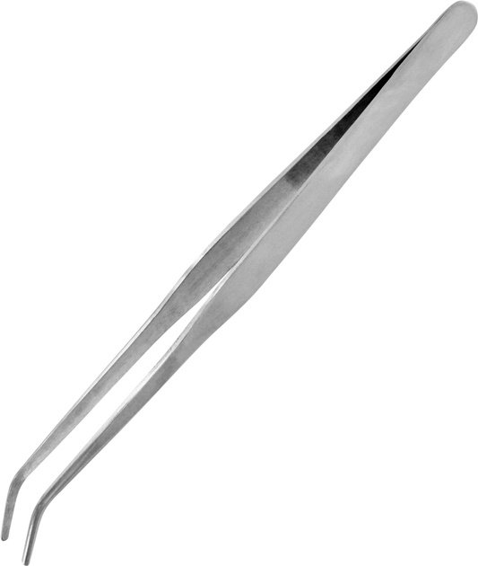 Пінцет Vallejo T12009 Tools Curved Tip Stainless Steel Tweezer 175 мм (8429551930536) - зображення 1