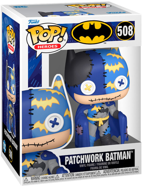 Фігурка Funko POP DC Comics Patchwork Batman 9 см (0889698809030) - зображення 1