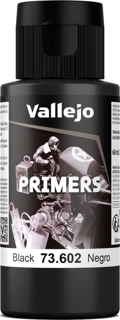 Primer Vallejo 73.602 60 ml Czarny (8429551736022) - obraz 1