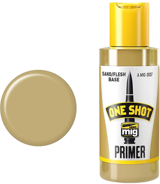 Farba-primer Ammo One Shot 60 ml Sand Flesh (8432074020271) - obraz 1