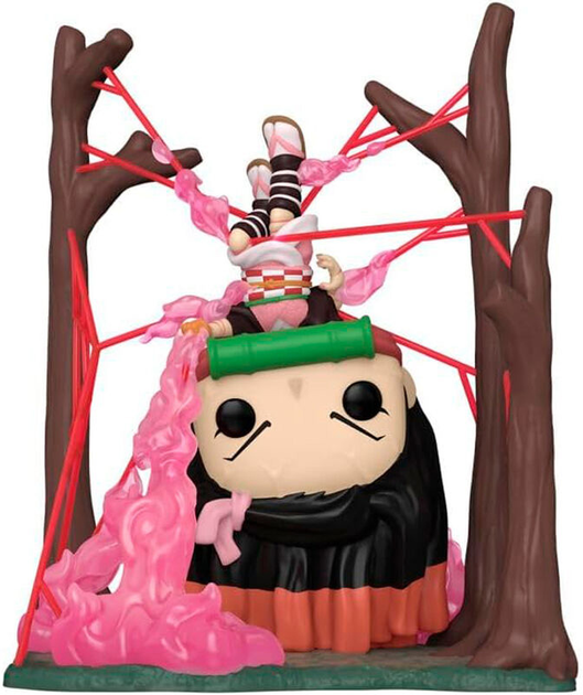 Figurka Funko POP Deluxe Demon Slayer 1418 Nezuko Kamado in Web Exclusive świecąca w ciemności 17 cm (0889698741859) - obraz 2