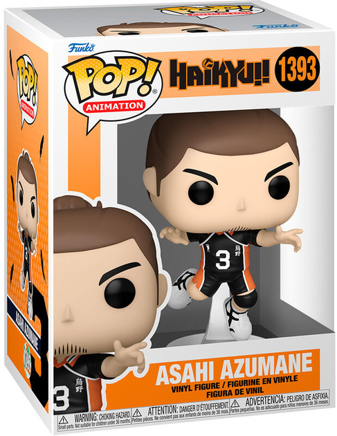 Фігурка Funko POP Haikyu Asahi Azumane 9 см (0889698705622) - зображення 1