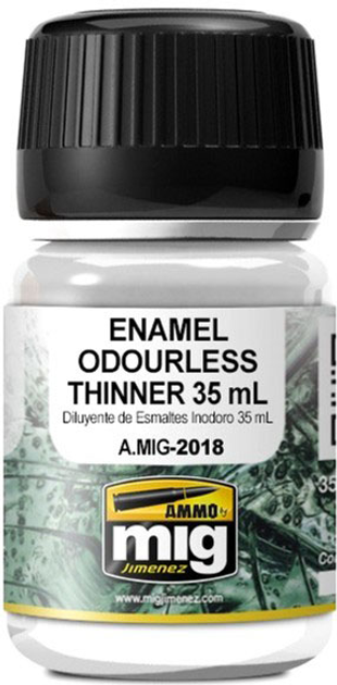 Розчинник Ammo Enamel Odourless Thinner White Spirit 35 мл (8432074020189) - зображення 1