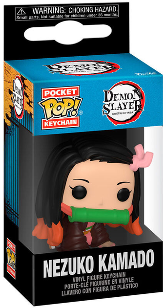 Брелок Funko Pocket Pop Keychain Demon Slayer Kimetsu no Yaiba Nezuko Kamado (0889698656221) - зображення 1