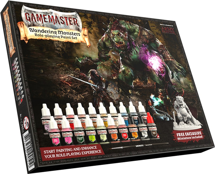 Набір фарб The Army Painter GameMaster Wandering Monster з фігуркою 20 шт x 12 мл. - зображення 1