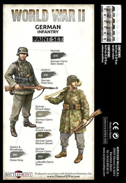 Zestaw farb akrylowych Vallejo Model Color 70.206 WWII German Infantry 6 szt x 18 ml (8429551702065) - obraz 3
