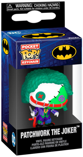 Brelok Funko POP DC Comics Patchwork Joker (0889698809085) - obraz 1