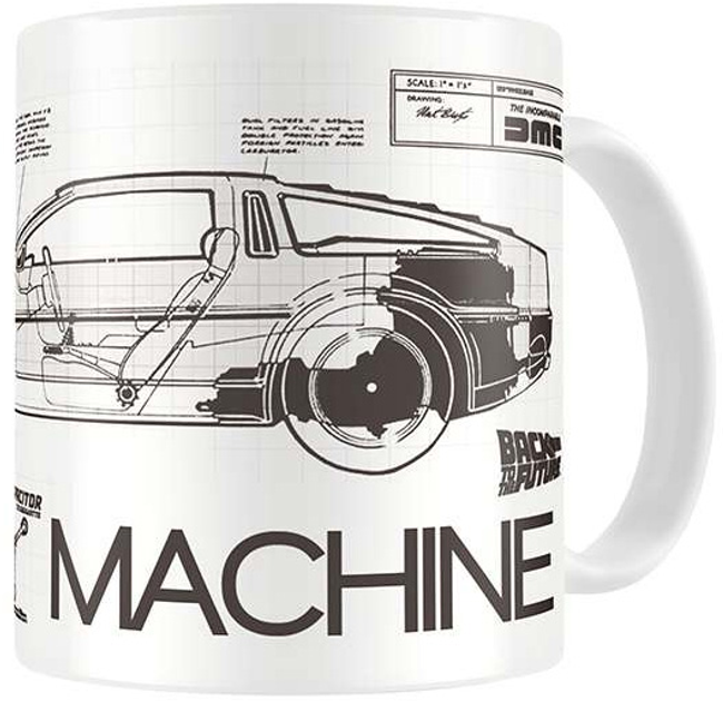 Чашка SD Toys Back to the Future Машина часу 300 мл (8435450200755) - зображення 4