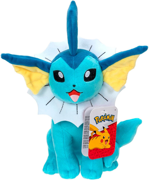 М'яка іграшка Jazwares Pokemon Vaporeon 20 см (0191726481607) - зображення 4