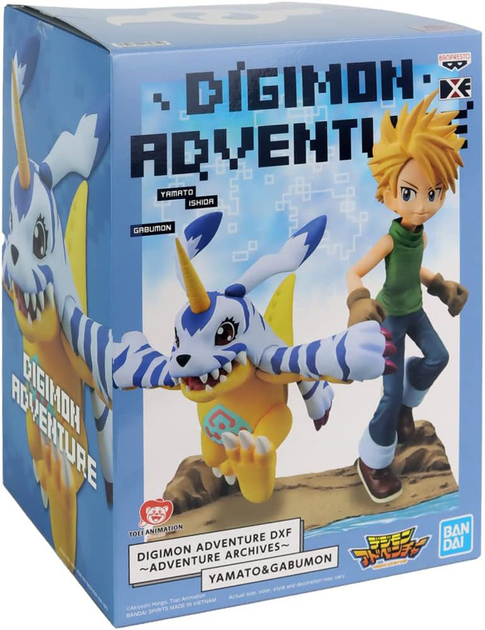 Набір фігурок Banpresto Digimon Adventure Yamato and Gabumon 19 см (4983164189759) - зображення 1