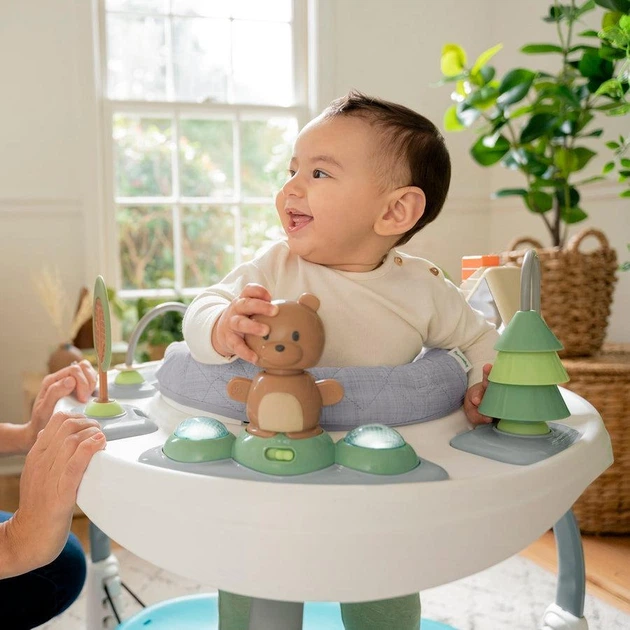 Інтерактивні стрибунці зі столиком Spring & Sprout First Forest 2в1, 6м+ до 11 кг, 12417 (74451129030) - зображення 7