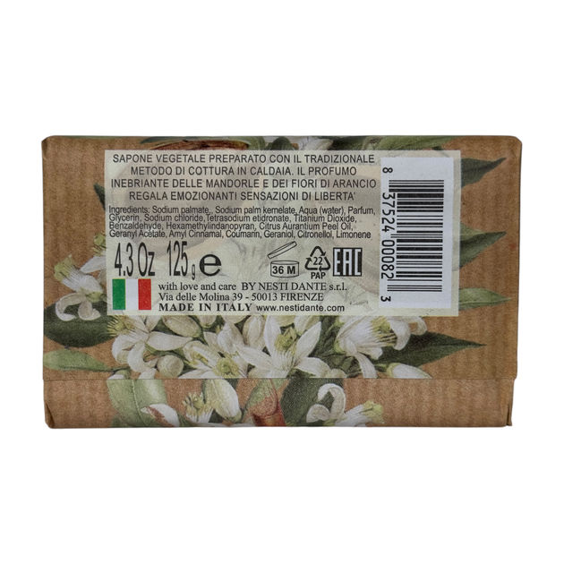 Мыло Saponeria Nesti Firenze с ароматом миндаля и цвета апельсина marsiglia in fiore al profumo di mandorla - Фото 3 Мыло Saponeria Nesti Firenze с ароматом миндаля и цвета апельсина marsiglia in fiore al profumo di mandorla - изображение 3