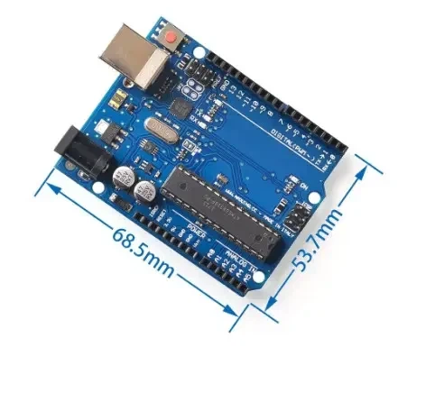 Arduino UNO R3 MEGA328P, USB-B + кабель - Фото 4 Arduino UNO R3 MEGA328P, USB-B + кабель - изображение 4