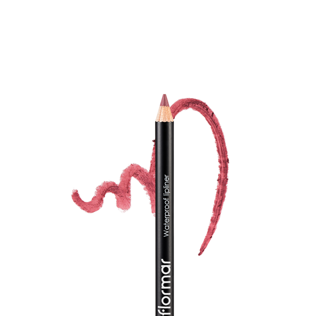 Олівець для губ водостійкий Flormar Waterpoof Lipliner № 203 Приглушений рожевий перламутровий Subdued Pink - изображение 2