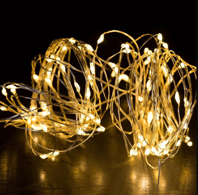 Гірлянда Роса 20 м (200 led) на USB Warm White (Теплий білий) - Фото 1 Гірлянда Роса 20 м (200 led) на USB Warm White (Теплий білий) - зображення 1