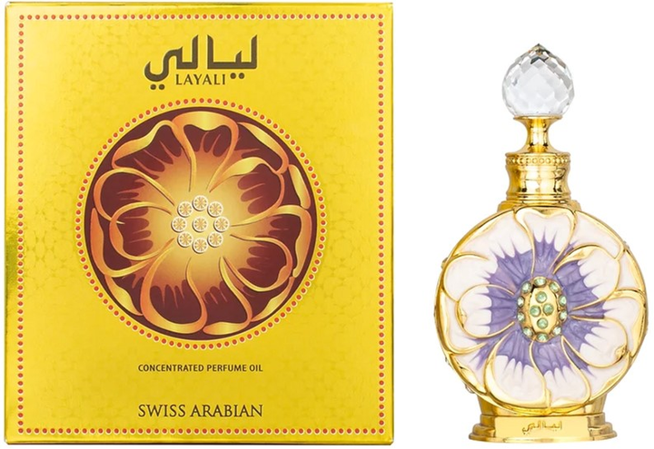 Miniaturka Olejek perfumowany damski Swiss Arabian Layali 15 ml (6295124017469) - obraz 3