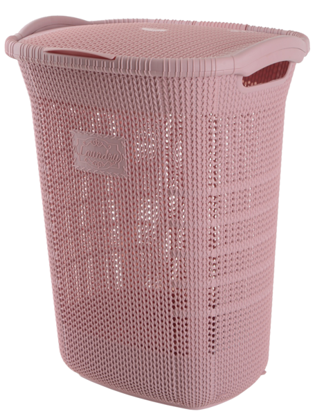 Кошик для білизни Violet House 0261 Виолетта PINK POWDER 65 л (0261 Виолетта PINK POWDER с/к 65) - Фото 2 Кошик для білизни Violet House 0261 Виолетта PINK POWDER 65 л (0261 Виолетта PINK POWDER с/к 65) - зображення 2