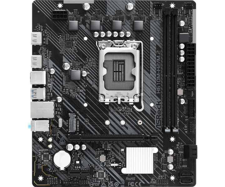 Материнская плата ASRock h610m-h2/m.2 Socket 1700 - изображение 2