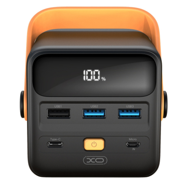 Повербанк для телефона умб Power Bank Awei P101K павербанк с быстрой зарядкой и фонариком 60000 мач универсальная мобильная батарея для планшета и фитнес часов внешняя батарея Черный - изображение 3