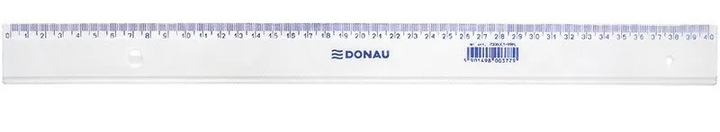 Zestaw linijek Donau 40 cm 20 szt Przezroczyste (5901498051152) - obraz 1