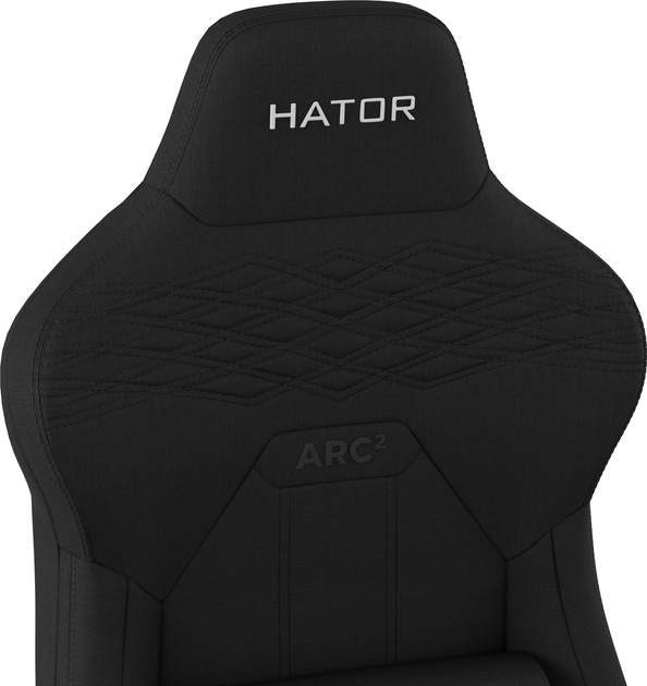 Крісло для геймерів HATOR Arc 2 XL Fabric Black (HTC2100) - зображення 9