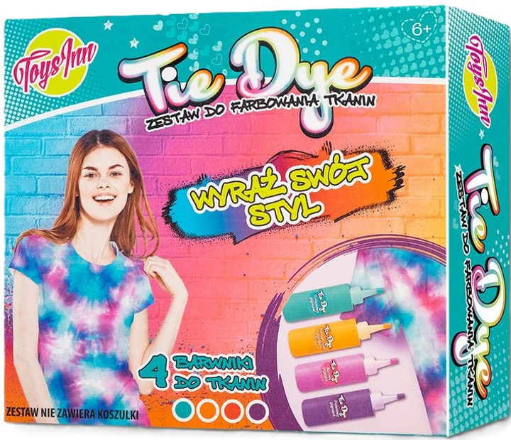 Zestaw kreatywny Toys Inn Tie Dye Pastel (5901583296581) - obraz 1