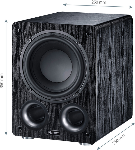 Subwoofer Magnat Alpha RS 8 Black - obraz 3