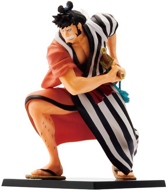 Фігурка Banpresto One Piece The Nine Red Scabbards is Here Kin Emon Ichibansho 11 см (4573102636348) - зображення 1