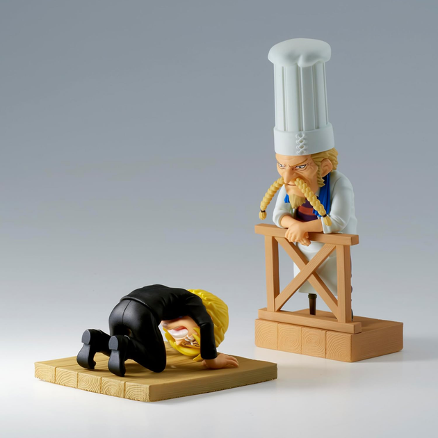 Zestaw figurek Banpresto One Piece WCF Log Series Sanji & Zeff 2 world collectable 8 cm (4983164889864) - obraz 4