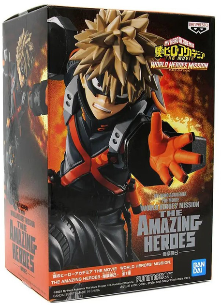 Фігурка Banpresto My Hero Academia World Heroes Mission The Amazing Heroes Katsuki Bakugo 15 см (4983164179637) - зображення 1