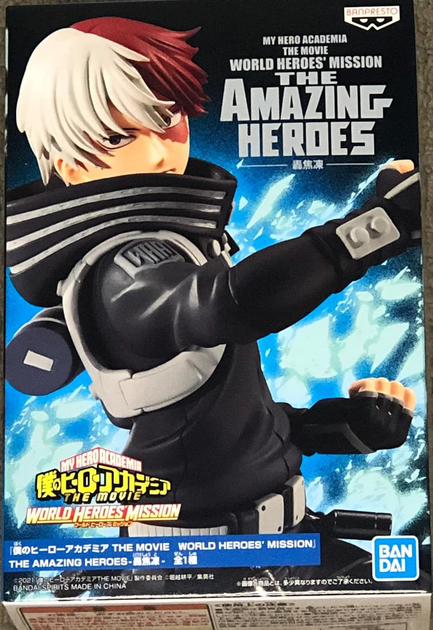 Фігурка Banpresto My Hero Academia World Heroes Mission The Amazing Heroes Shoto Todoroki 17 см (4983164179620) - зображення 1