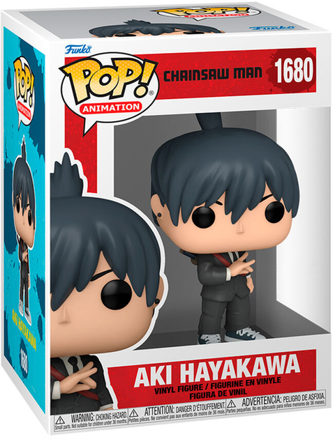 Фігурка Funko POP Chainsaw Man Aki Hayakawa 9 см (0889698803199) - зображення 1