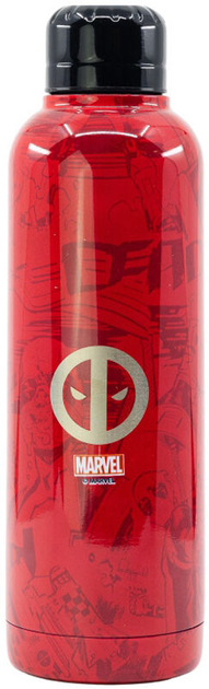 Butelka na napoje Stor Marvel Deadpool z nierdzewnej stali 515 ml (8412497119578) - obraz 3