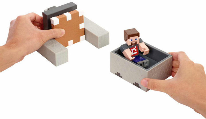 Zestaw do zabawy Mattel Minecraft Explosive Wagon Steve (0887961929430) - obraz 4