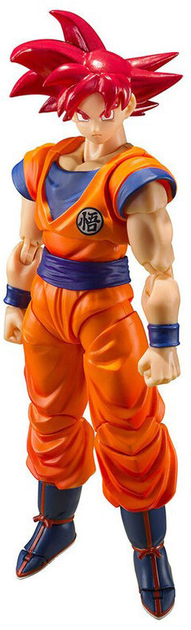 Фігурка Tamashii Nations Dragon Ball Super Super Saiyan God Son Goku Saiyan God of Virtue S.H. figuarts 14 см (4573102661234) - зображення 2